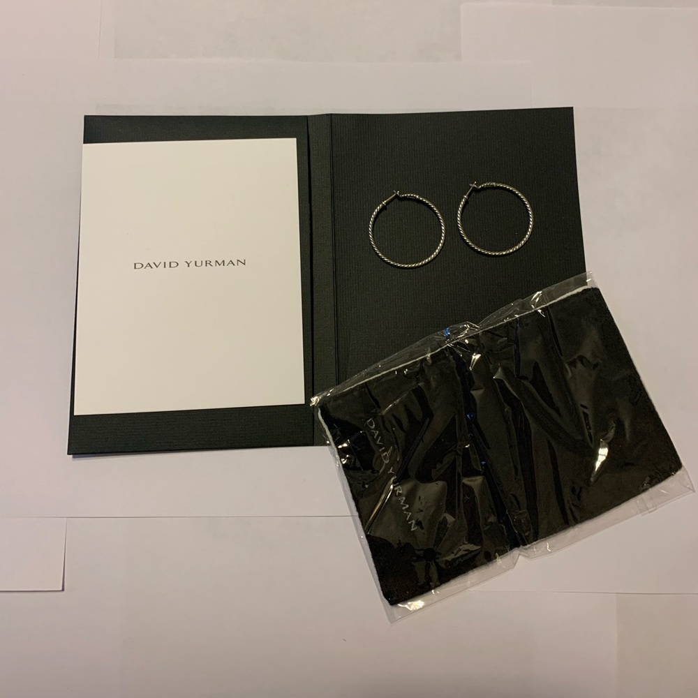 David Yurman Classic Cable Hoop Earrings